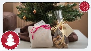 Weihnachtsserie DIYGeschenkideen für Plätzchen  elegantkochende [upl. by Orna]