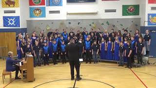 CS Porter Middle School 8th Grade Choir  Carol of the Bells [upl. by Ulani602]