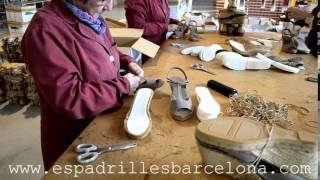 MAKING ESPADRILLES Espadrilles Barcelona [upl. by Woermer]