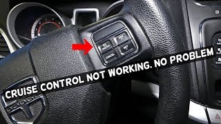 WHY CRUISE CONTROL DOES NOT WORK CRUISE CONTROL FIX [upl. by Giorgio]