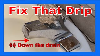 why is my delta bathroom faucet dripping quick and easy fix [upl. by Rhodes]