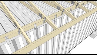 Building a Roof Over Shipping Containers  Part 3 of 3  Details [upl. by Nosyt]