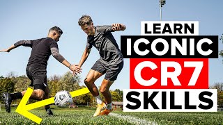 5 iconic CR7 skills every dribbler should know  Learn football skills [upl. by Idok83]