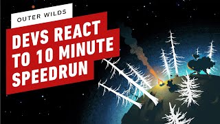 Outer Wilds Developers React to 10 Minute Speedrun [upl. by Rosane]