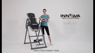 Innova Fitness ITX9600 Heavy Duty Inversion Table [upl. by Nosnarb461]