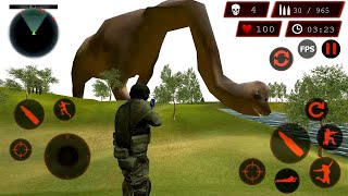 Dino Hunt Survival Shooting  Dinosaur Hunter Games Android Gameplay [upl. by Oirobil740]