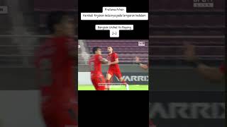 Pratama arhan berhasil Tunjukkan kelasnya di Liga Thailand bangkok United vs Rayong timnasday [upl. by Rebmetpes]