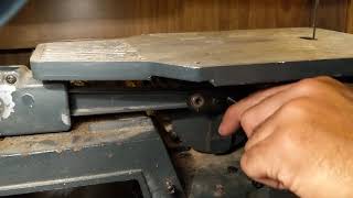 Repairing a 16 inch scroll saw part 1 [upl. by Lindsey]