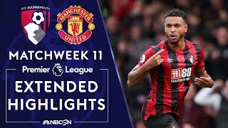 Bournemouth v Manchester United  PREMIER LEAGUE HIGHLIGHTS  110219  NBC Sports [upl. by Ravel]