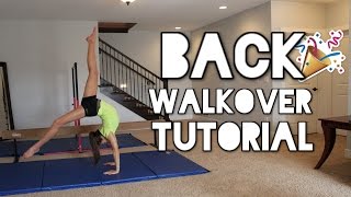 How to do a Back Walkover [upl. by Inele]