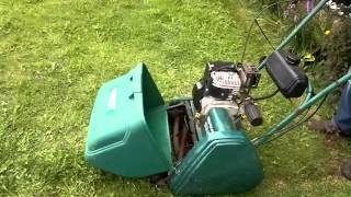 Qualcast classic 35s petrol cylinder mower [upl. by Lyda679]