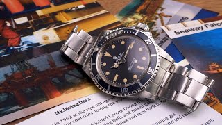 Rolex Submariner 5513 from a Former COMEX Diver  Bobs Watches [upl. by Cassandra391]