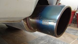 HKS Straight Pipe Exhaust  How it sounds on my Car [upl. by Kenyon]