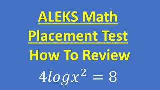 ALEKS Math – How To Review For The ALEKS Math Placement Test [upl. by Borries]