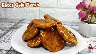 RESEP GETAS GULA MERAH EMPUK  Kue Tradional Indonesia [upl. by Attenwahs]