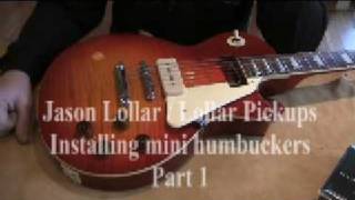 Installing mini humbuckers Part 1 [upl. by Earized]