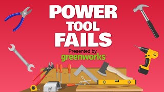 Hilarious Power Tool Fails [upl. by Ellerrehs]