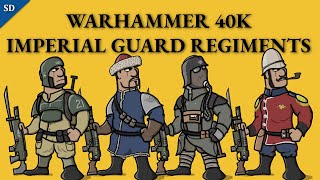 40K Imperial Guard Regiments Part 1 [upl. by Adnuahsal]