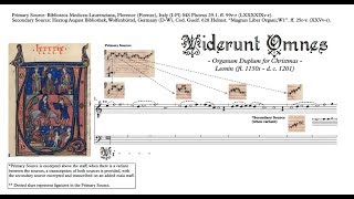 Leonin Organum Duplum quotViderunt Omnesquot comparative transcription [upl. by Duahsar]