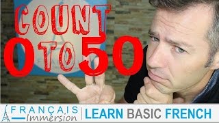 French NUMBERS 150 CountingChiffresNombres  FUN Learn Basic French with Funny French Lessons [upl. by Iram]