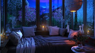 Go to Sleep w Rain Falling on Window  Relaxing Gentle Rain Sounds for Sleeping Problems Insomnia [upl. by Asyla859]