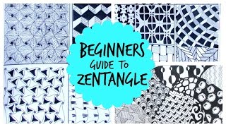 Beginners Guide to Start Zentangles [upl. by Parlin]