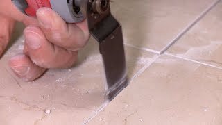 Regrouting A Bathroom Floor [upl. by Fillender198]