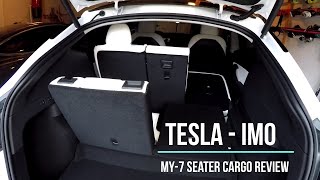 Tesla Model Y  7 Seater Cargo Review [upl. by Sigismond]