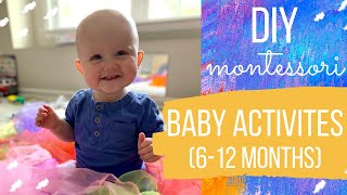 DIY Baby Activities 612 months  Montessori Monday [upl. by Ateekram]