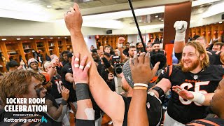 Week 14 Locker Room Celebration l Cincinnati Bengals [upl. by Dorrej214]