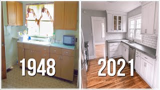 Epic Kitchen Remodel on a Budget  75 YEAR OLD KITCHEN REMODEL [upl. by Duncan]