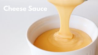 EASY HOMEMADE CHEESE SAUCE RECIPE  NACHO CHEESE SAUCE RECIPE [upl. by Braasch]