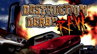 Destruction Derby RAW  Demo PS1 [upl. by Zoba]