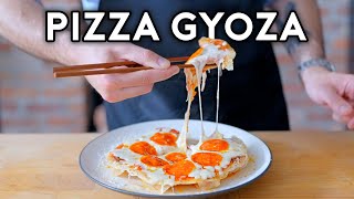 Binging with Babish Pizza Gyoza from Teenage Mutant Ninja Turtles [upl. by Isaacson]