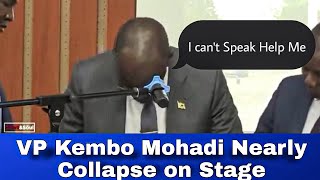 Breaking 😳 Kembo Mohadi Nearly Collapse on Stage [upl. by Cynth]