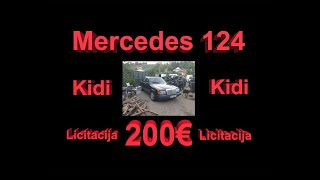 Kidi prodaje Mercedes 124 na licitaciji a može i u delovima [upl. by Reviere]