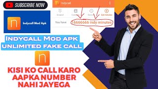 Indycall Mod APK Get Unlimited Coins with Fake Call Mod [upl. by Nalek693]