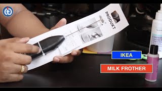 IKEA MILK FROTHER Review amp Battery Installation [upl. by Yedorb409]