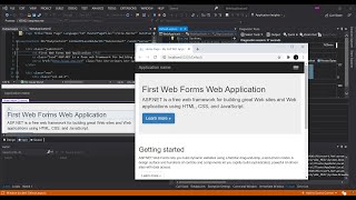 ASPNET Web Forms in Visual Studio 2019Getting Started [upl. by Kiryt298]