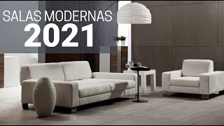 SALAS MODERNAS 2021 Tendencias en DECORACIÓN DE INTERIORES [upl. by Rochester]