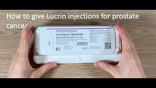 How to give a lucrin injection [upl. by Schreibman]