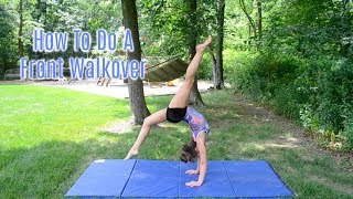 How to do a Front Walkover Everyday Gymnastics [upl. by Ide89]