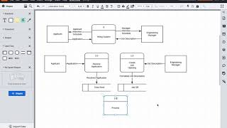 How to create a Level0 Data Flow Diagram DFD [upl. by Anirehtak]