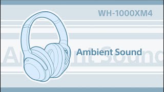 WH1000XM4 How to use the noise cancelling [upl. by Ayekehs470]