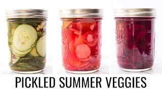 How to Pickle Vegetables  FAST  EASY [upl. by Bain]