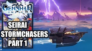 Genshin Impact – Seirai Stormchasers Part 1  How to get to Seirai Island [upl. by Garland]