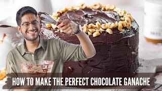 HOW TO MAKE THE PERFECT CHOCOLATE GANACHE  DETAILED GUIDE TO MAKE CHOCOLATE GANACHE AT HOME [upl. by Winikka]