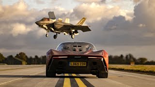 PREVIEW F35 Jet vs McLaren Speedtail  Top Gear [upl. by Marte23]