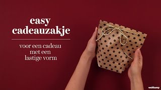 Wehkamp  How to easy cadeauzakje [upl. by Sky]