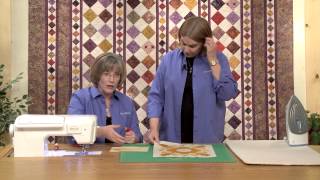 Sew Easy Lesson Invisible Machine Appliqué [upl. by Cherye]